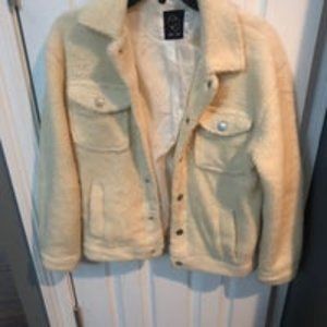 Original Use button sherpa jacket